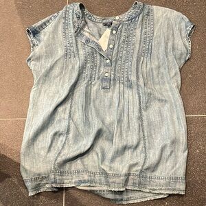 NWT JJill denim tunic size SP